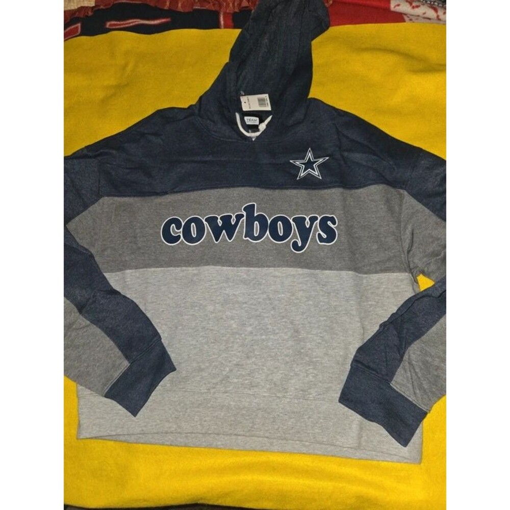 Dallas Cowboys Women's Large Hoodie (BLOC-30)